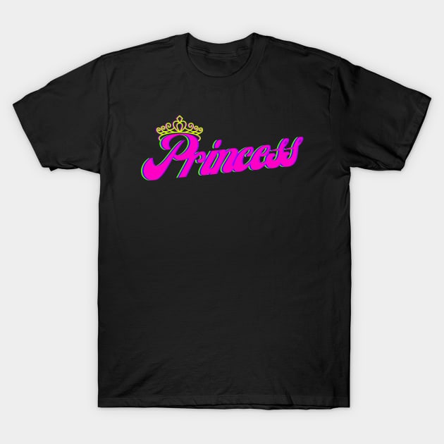 Neon Royal Family Group Series - Princess T-Shirt by Jazzamuffin Studio